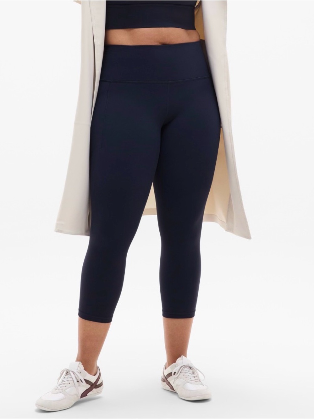 Salutation Stash capris for Women 3x Navy